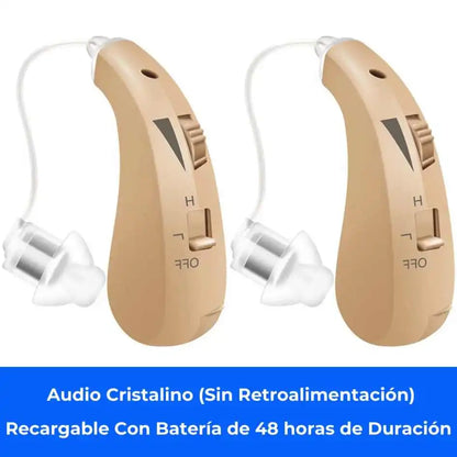 ClarityPro - Audífonos recargables (Oferta especial-COMPRA 1 Y RECIBE OTRO GRATIS)