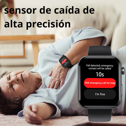 Medidor de glucosa en sangre multifuncional + Reloj Monitorizador - COMPRA 1 Y RECIBE OTRO GRATIS